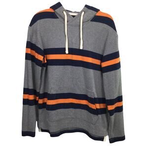 American Eagle Outfitters Striped Retro Kangaroo Pocket Skater Hooded Men's S
